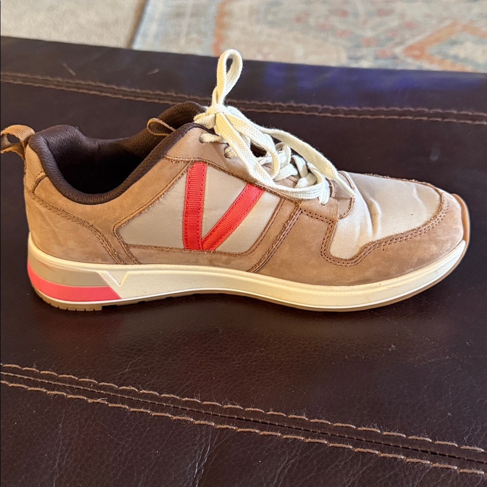 Vionic Toffee/Coral Rechelle Casual Sneaker. - Picture 8 of 11